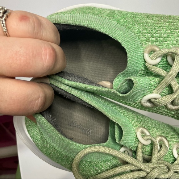 Allbirds Tree Dasher 1 sneakers green wool washable size 9.5 - Picture 8 of 8